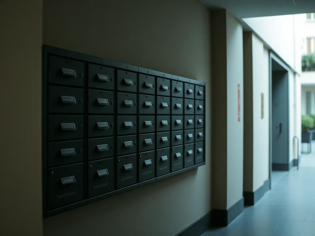 bo\u00eetes aux lettres d'un immeuble romand
